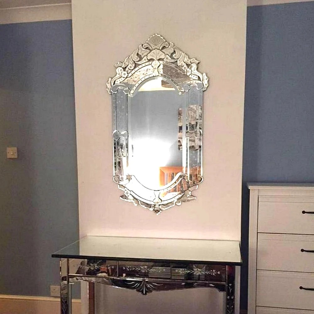 Elegant Crest Hall Mirror Elegant Crest Hall Mirror